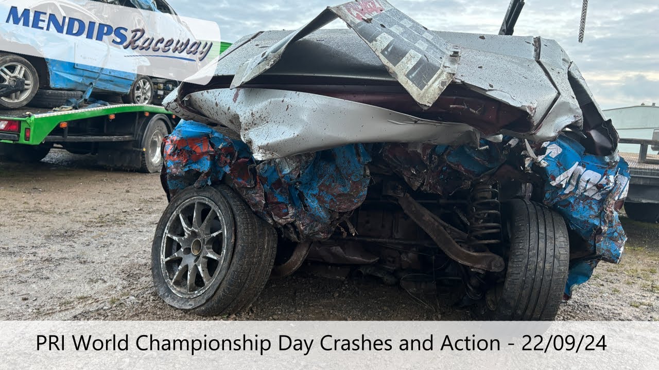 Mendips Raceway 22/09/24 - Crashes and Action