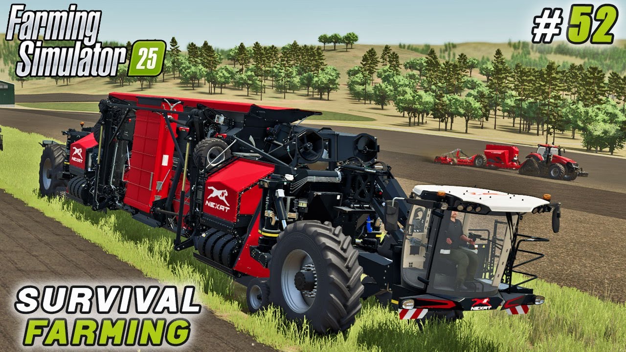 Multi-Crop Operations, New Logistics Hub & Barley Harvest | Survival Farming | FS 25 | Timelapse #52