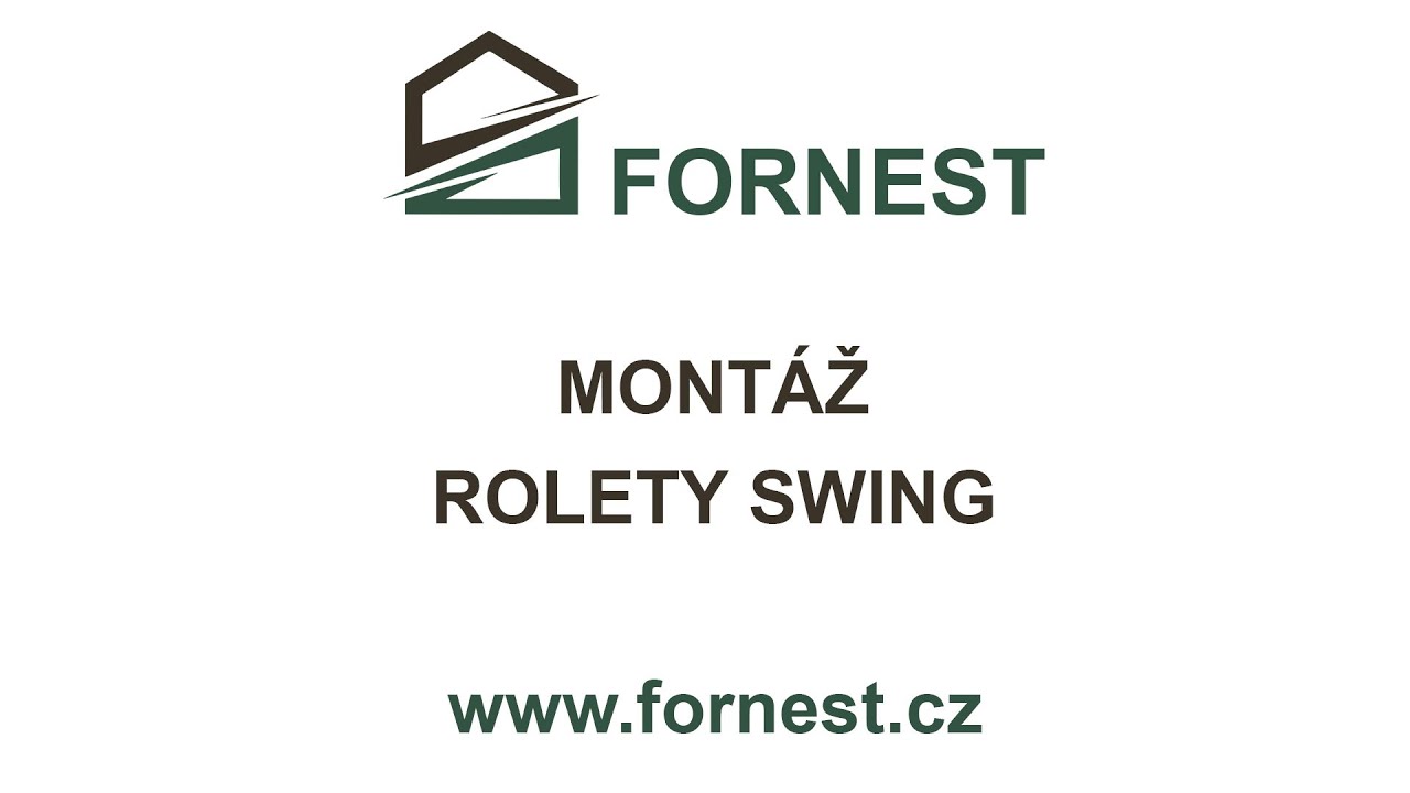 Montáž - Rolety SWING - www.fornest.cz