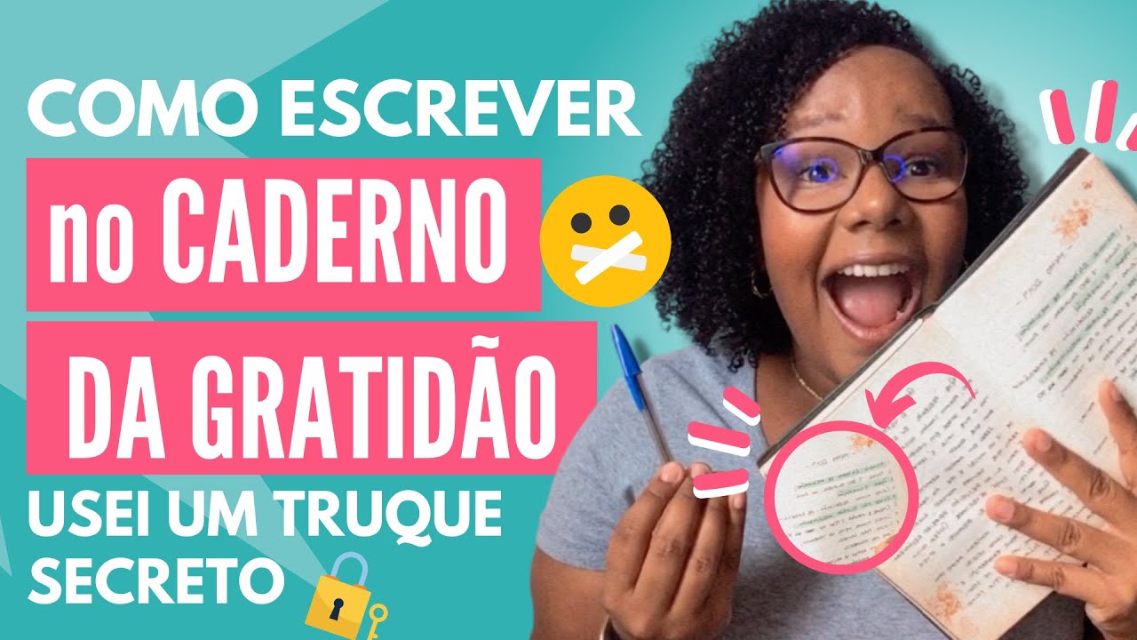 Como Escrever no Caderno da Gratidão? Truque que usei para ESCREVER DO JEITO CERTO!