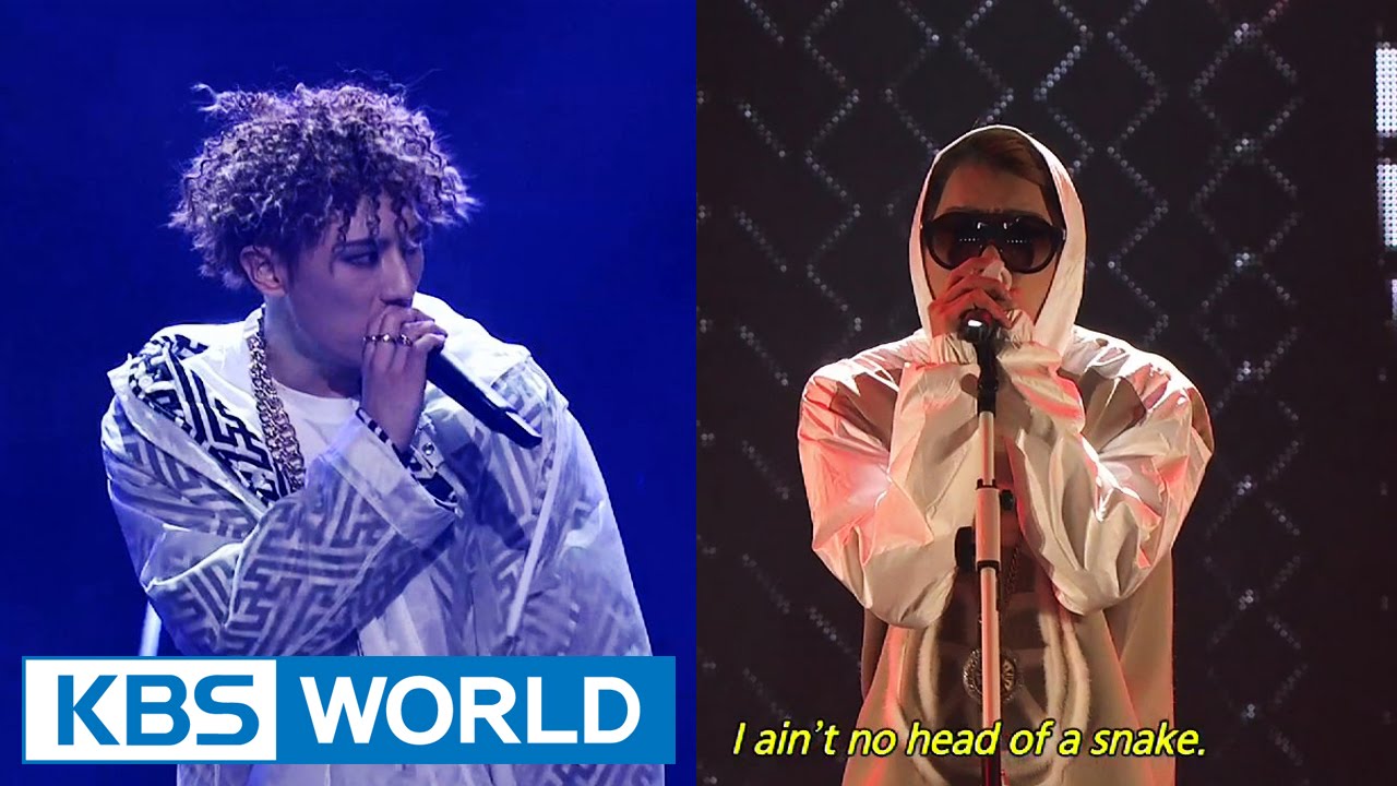 ZICO & Jang HyunSeung - Tough Cookie / Loyal [2014 KBS Song Festival / 2015.01.14]