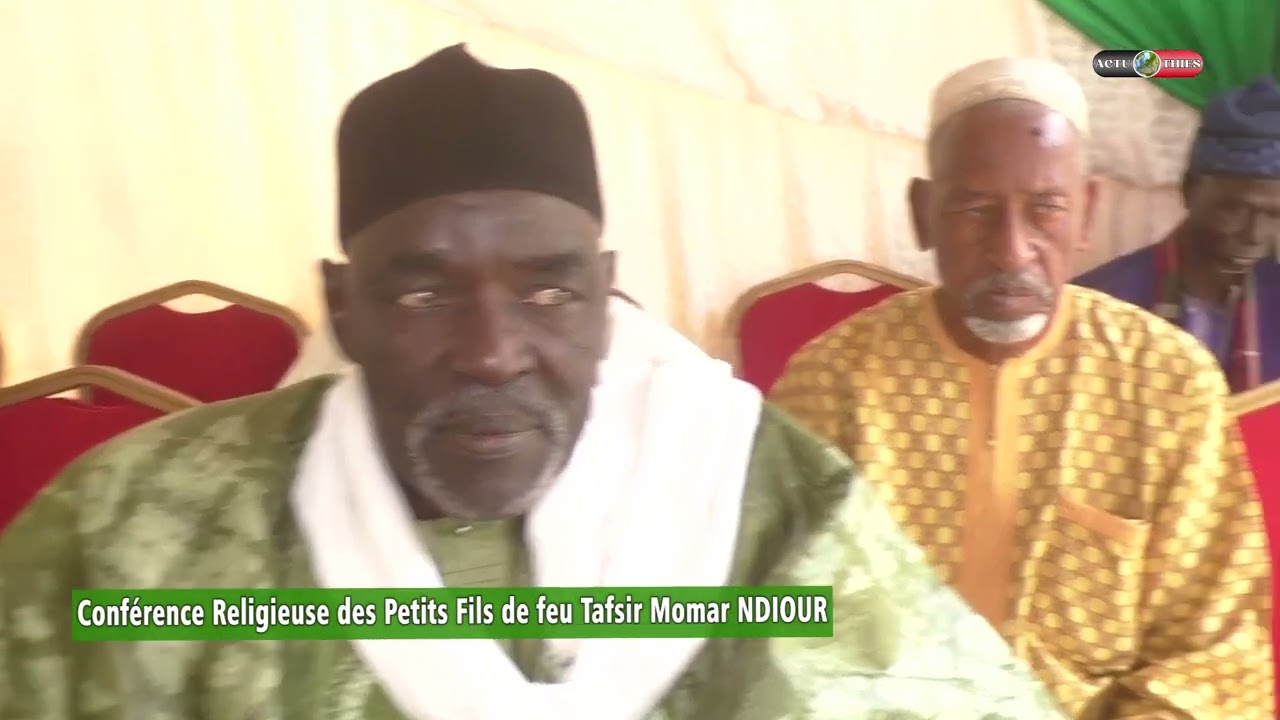 Conference religieuse des petits fils de Tafsir Momar Ndiour à la grande mosquée de Moussanté