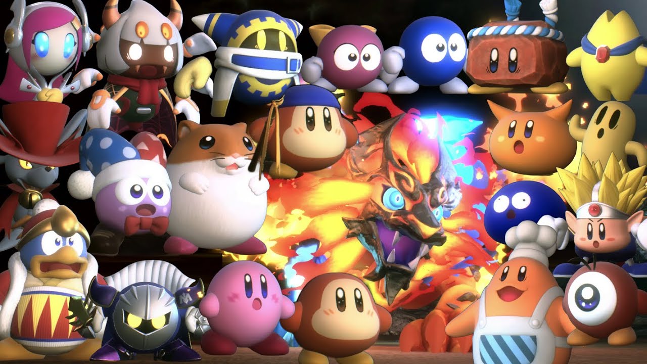 Kirby Air Riders - The Road to Nova Cutscene with all Characters