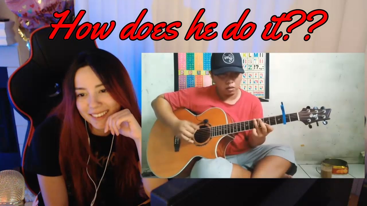 РЕАКЦИЯ НА ALIP BA TA - MICHAEL JACKSON BLACK OR WHITE (FINGERSTYLE COVER)