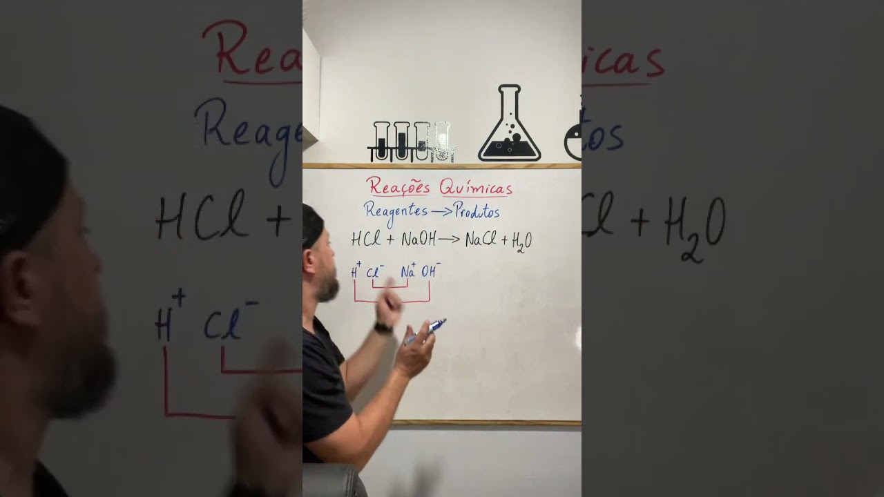 Rea&ccedil;&atilde;o Qu&iacute;mica | Dica b&aacute;sica sobre Rea&ccedil;&otilde;es Qu&iacute;micas #qu&iacute;mica #rea&ccedil;&otilde;es
