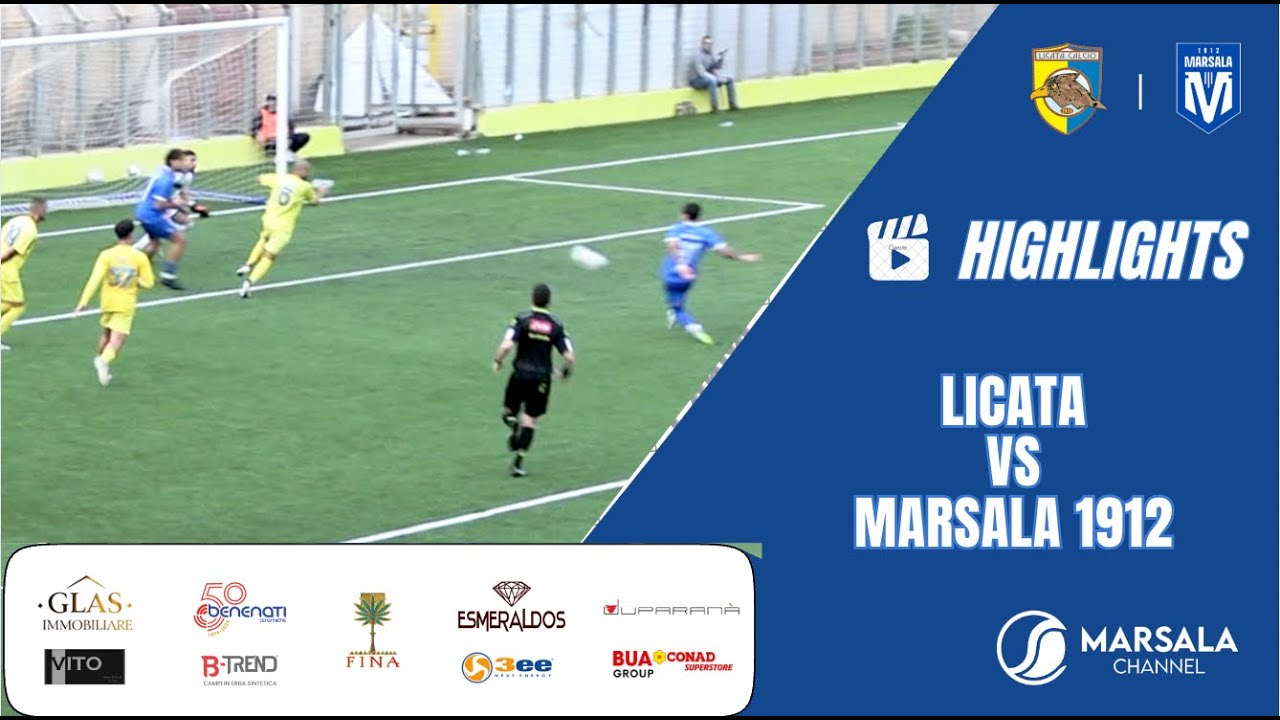 Licata Calcio - Marsala 1912: finisce con un gol per parte il match al “Dino Liotta”.