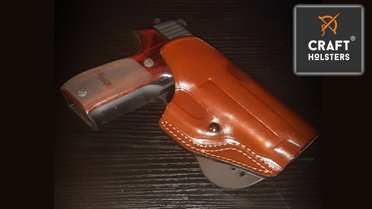 Sig Sauer P226 Craft Holsters Open Top Leather Paddle Holster