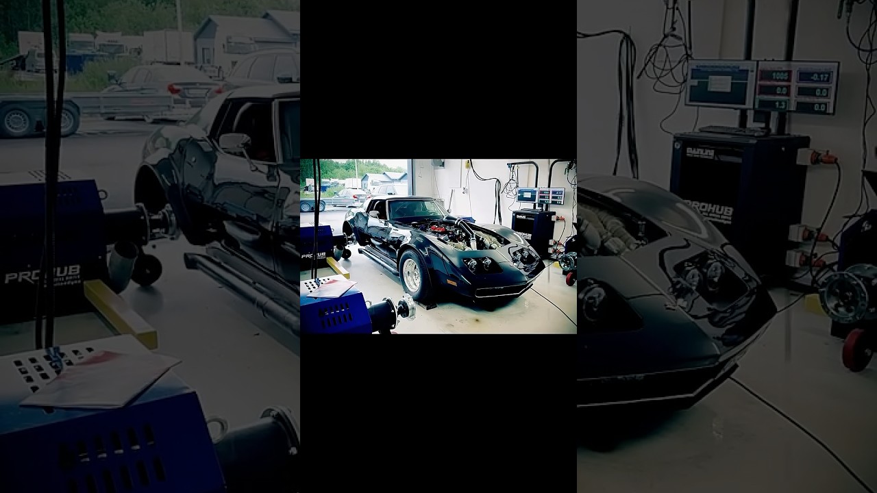Corvette C3 Big Block Twin Turbo dyno Test