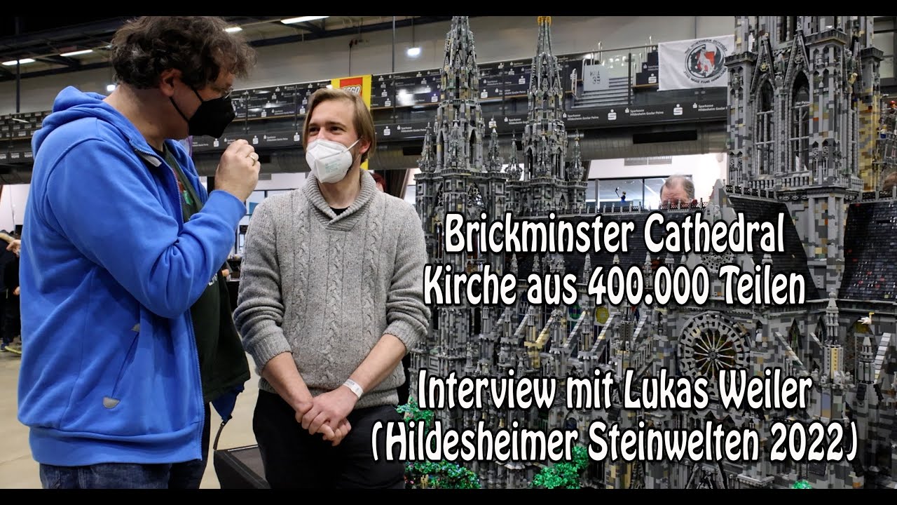 Riesige LEGO-Kirche aus 400000 Teilen: Interview mit Erbauer Lukas (Hildesheimer Steinwelten 2022)