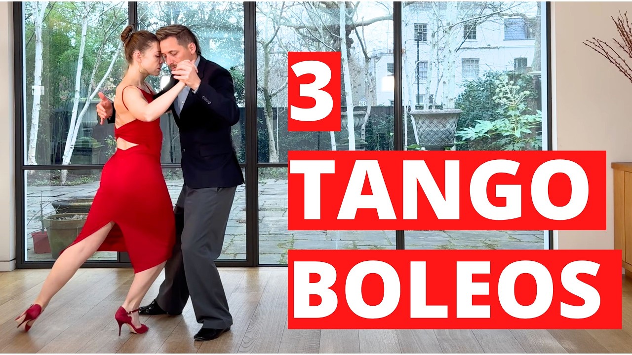 How to dance boleos in a milonga (without stress) - 3 boleos for social dancing
