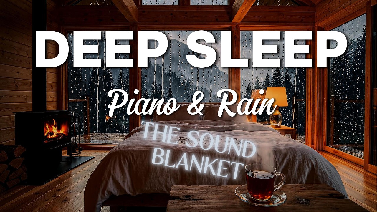 FIND PEACE 🌧️ 5 Hours Safe Shelter Rain & Piano | Stop Overthinking & Sleep
