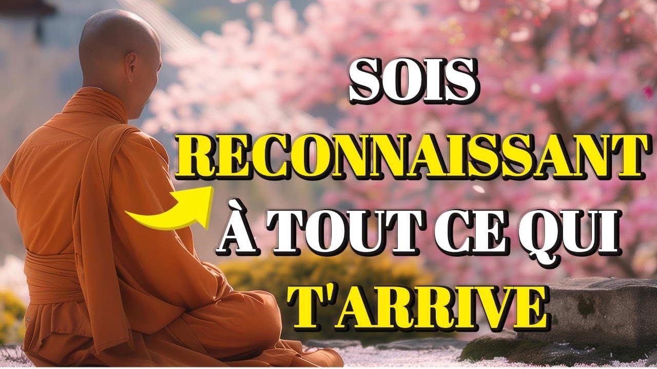 APPRENDS &Agrave; L&Acirc;CHER PRISE ET SOIS RECONNAISSANT(E) ENVERS LA VIE | 5 PRATIQUES BOUDDHISTES