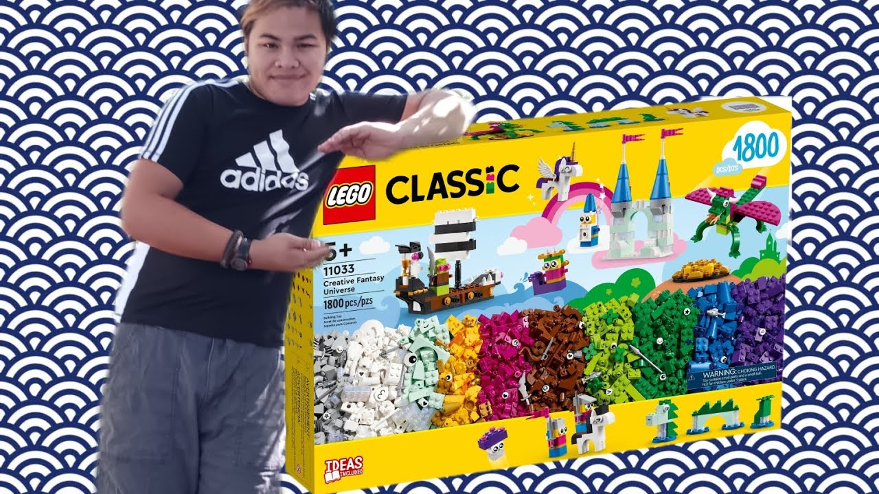 Opening & Building LEGO Classic 1800 Pieces Set And Reviewing 