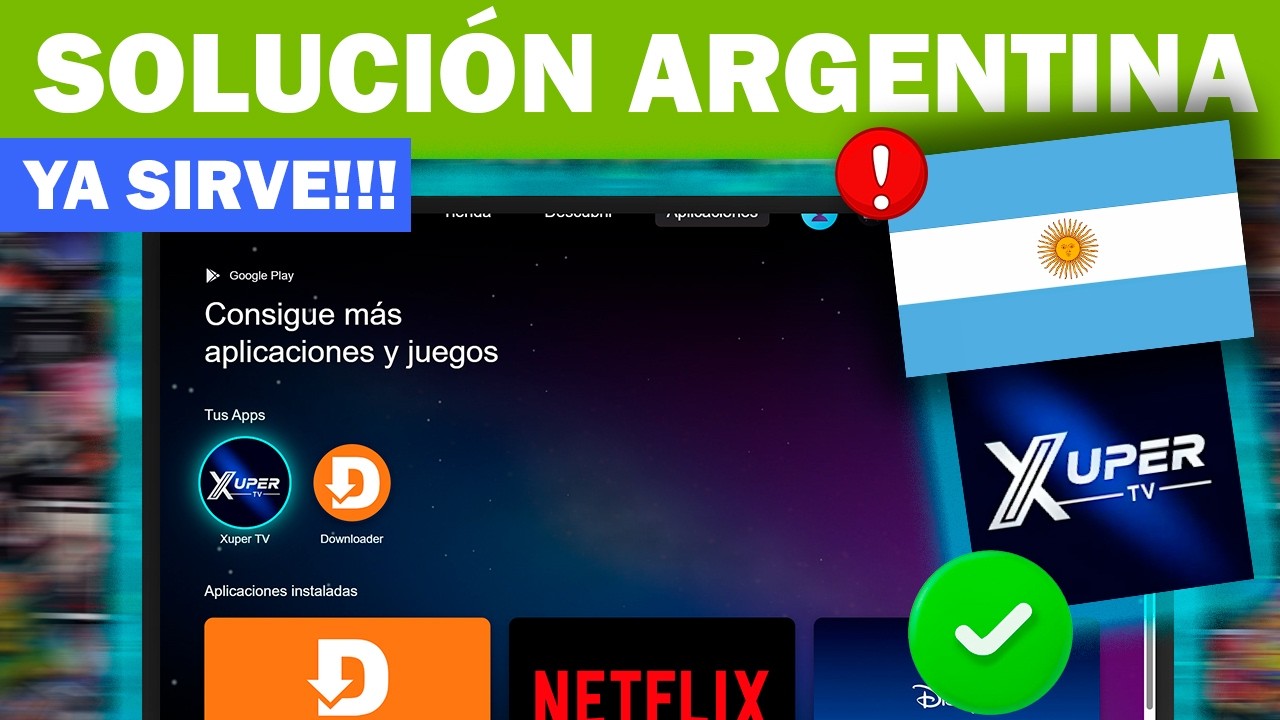 [SOLUCI&Oacute;N] Xuper TV NO FUNCIONA en Argentina Como Abrir XUPER en CUALQUIER SMART TV 2026
