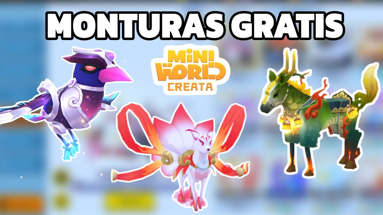 Como conseguir monturas Guía mini world