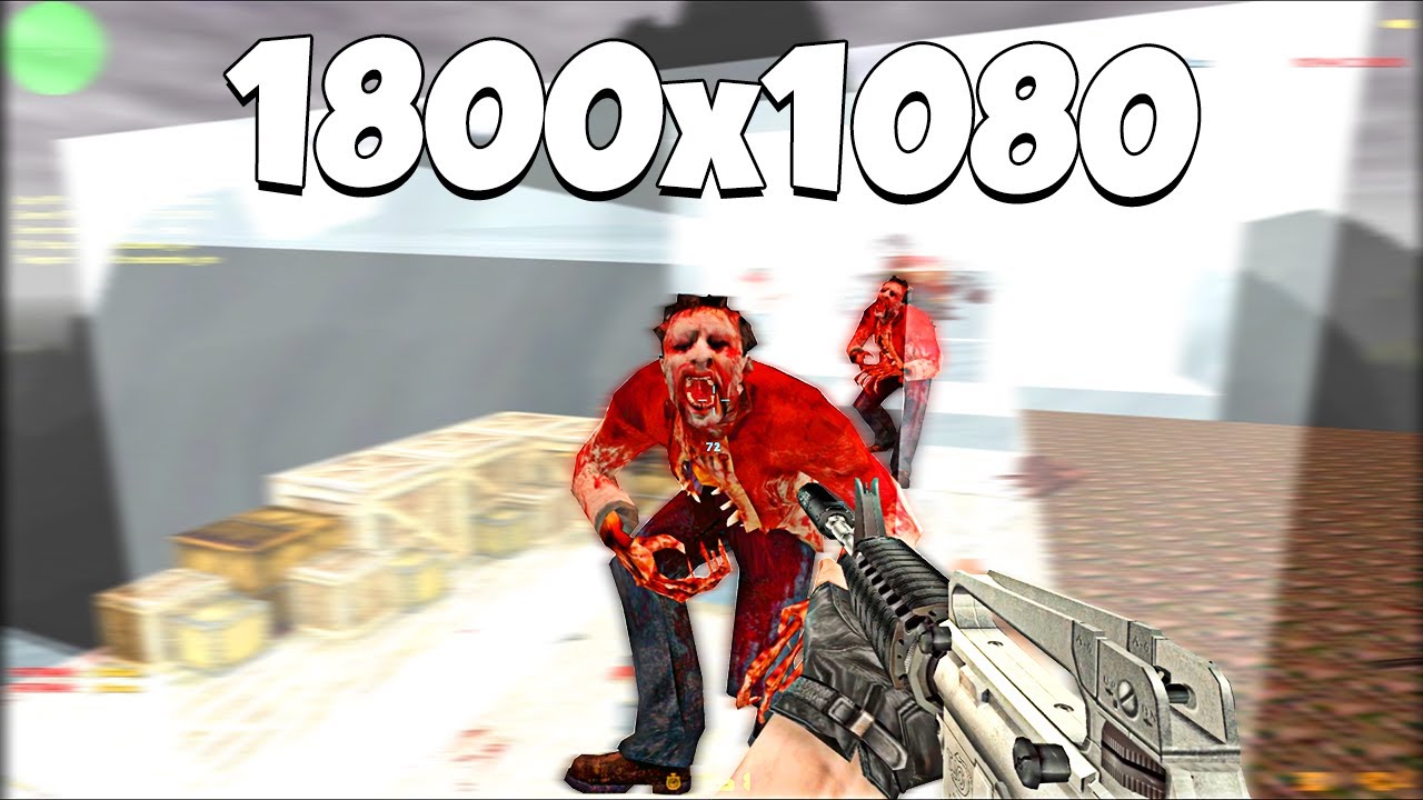 CS 1.6 ZOMBIE MOD : Resolution 1800x1080