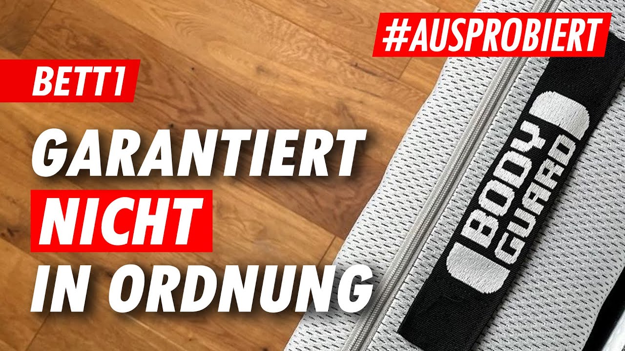 Versprochen. Gebrochen! 🔴 So TRICKST Bett1 (Bodyguard Matratze)