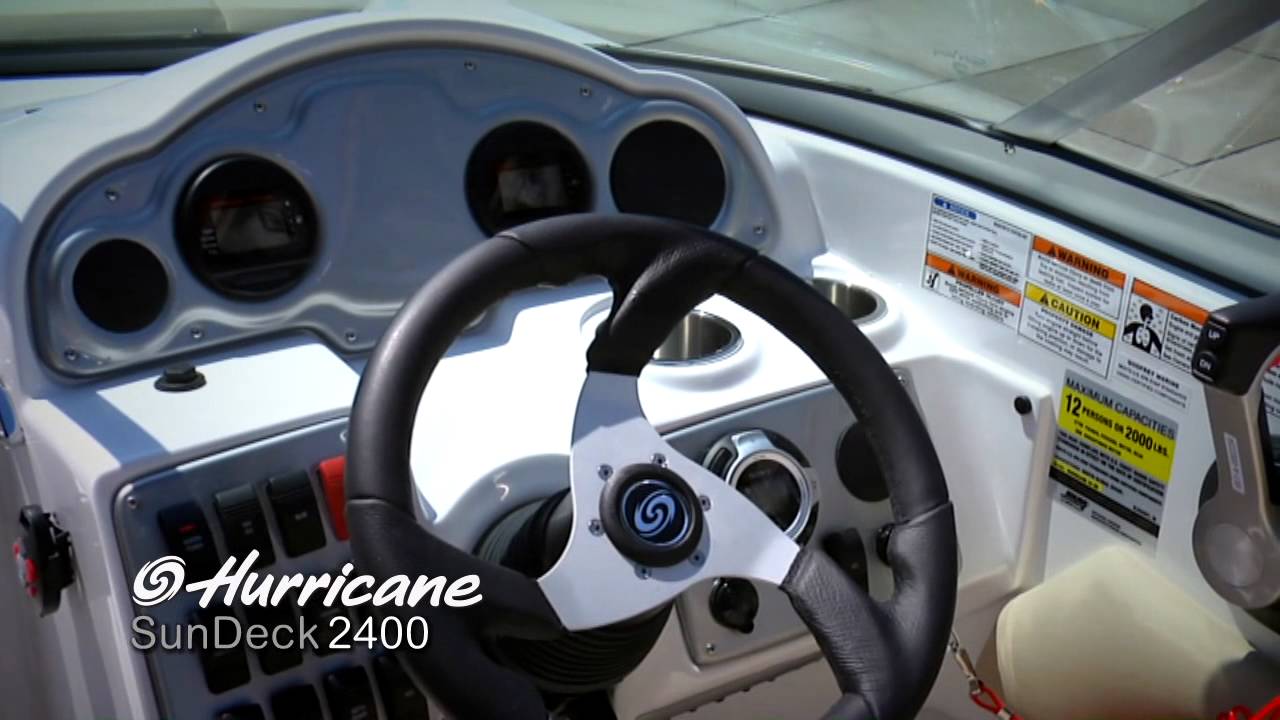 Hurricane SunDeck 2400 OB Product Walk-Through