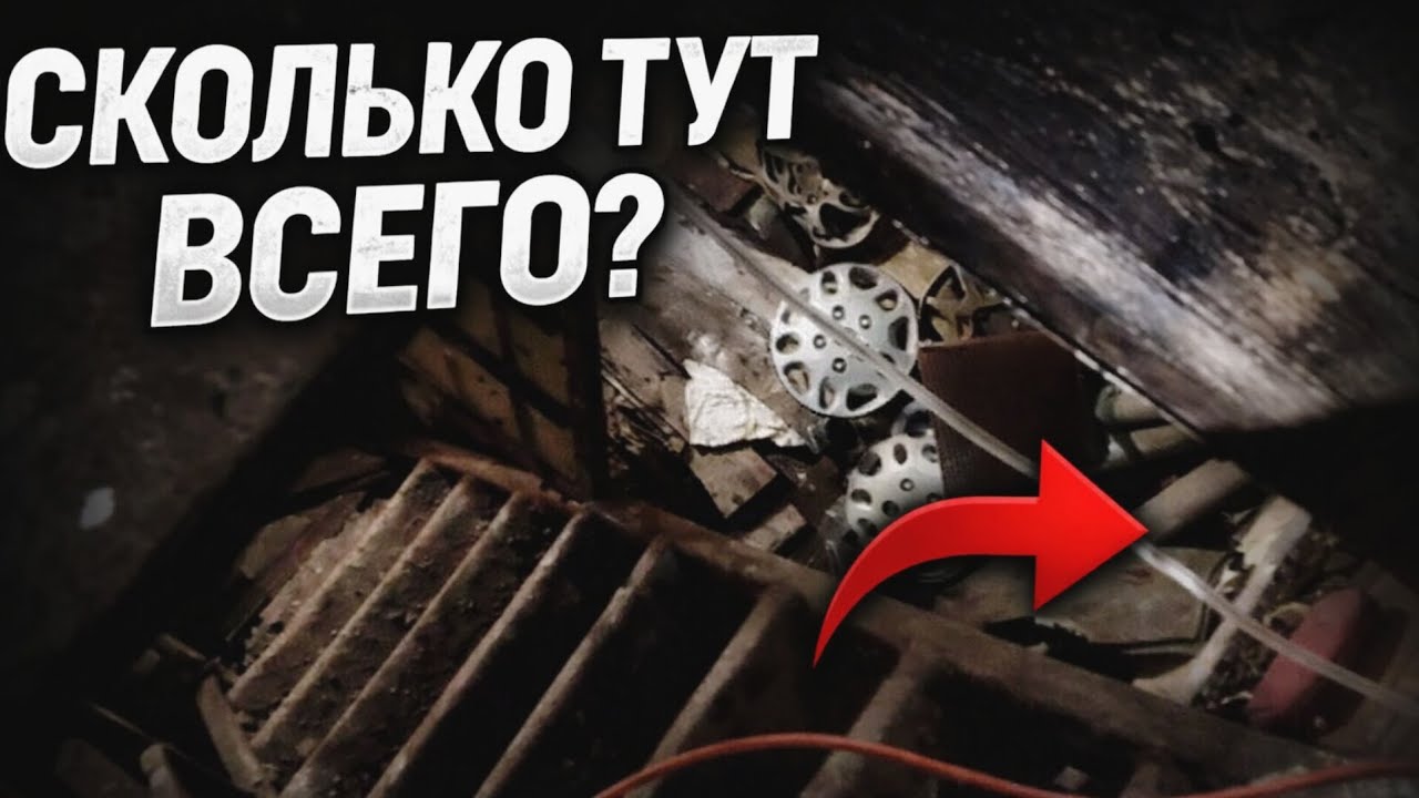 Подвал гаража, который не открывали годами