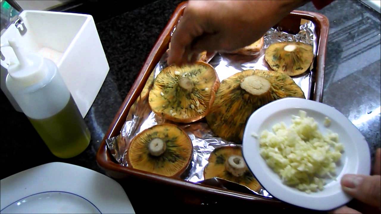 Rebollones o niscalos al grill