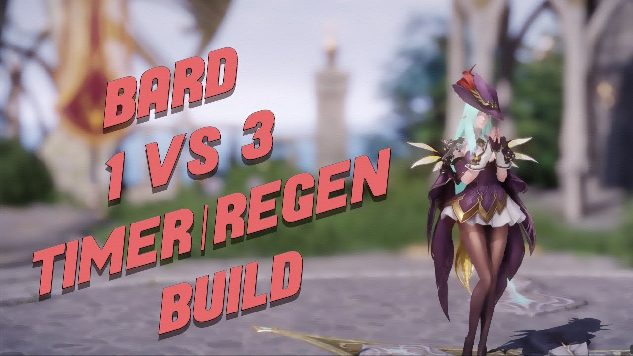 Lost Ark PvP 1 vs 3 BARD High CC/Regen Build