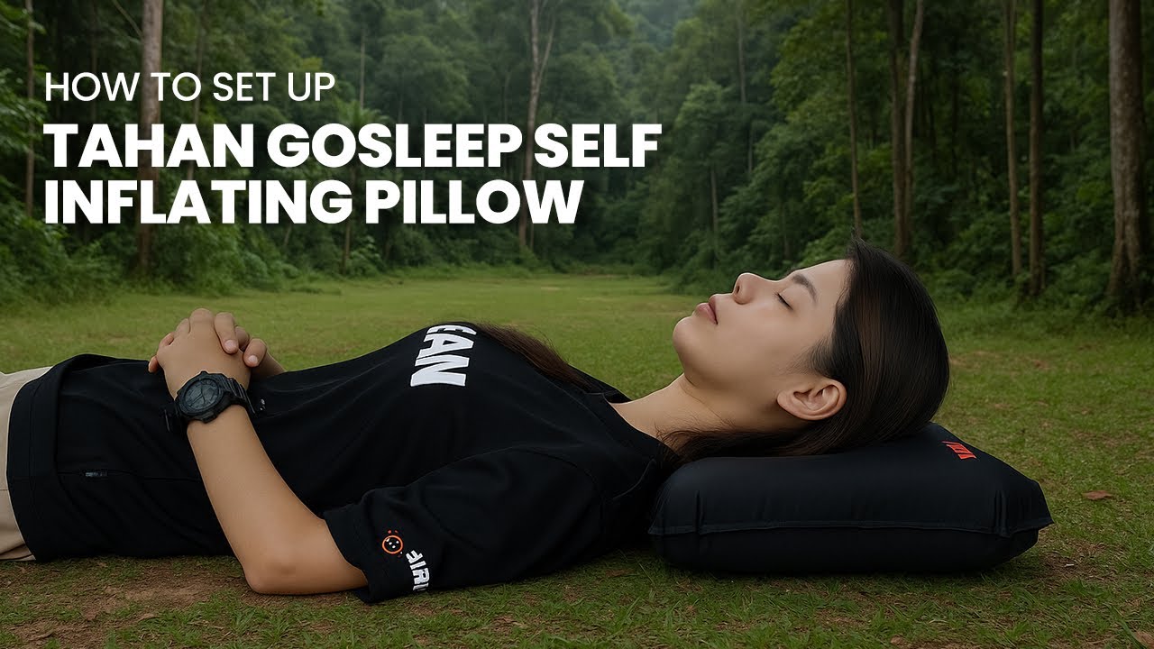Setup Guide TAHAN GoSleep Self Inflating Pillow