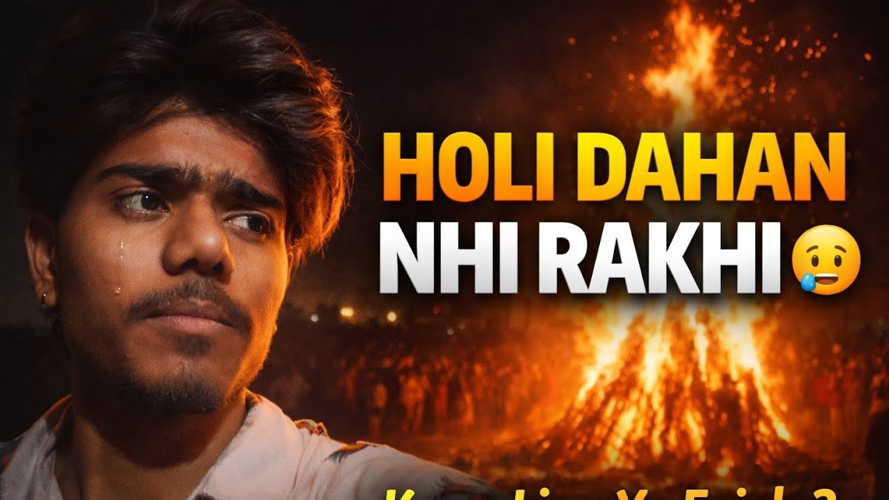Is Baar Holi Dahan Nahi Rakhi 😢 | Sach Bataya Vlog Mein