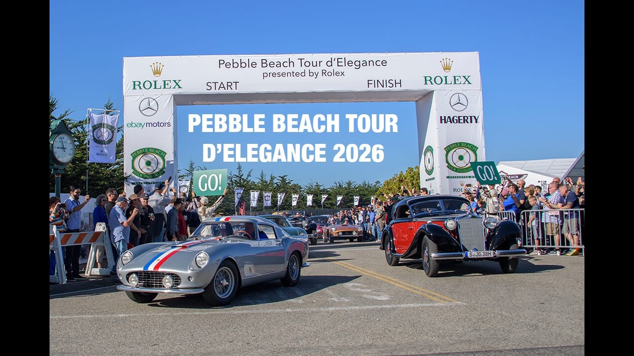 Pebble Beach Tour d'Elegance at Monterey Car Week 2026 | Full Unedited Roll-Out &bull; Cars In The Wild