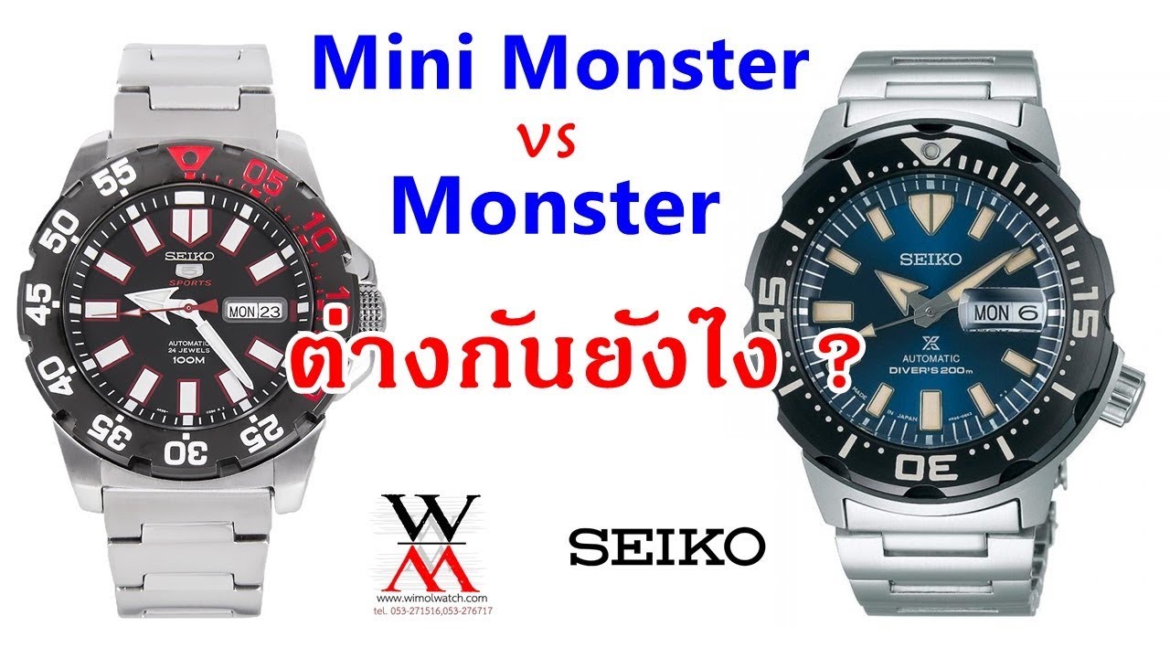 จริงๆแล้วมันต่างกันยังไง ? Mini Monster และ Monster
