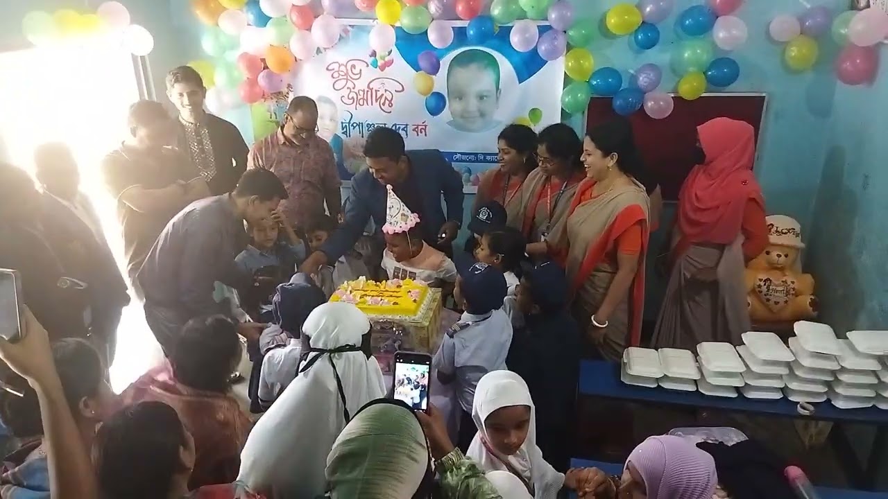 Happy Birthday to you Borno students of the Cadet school Moulvibazar. 