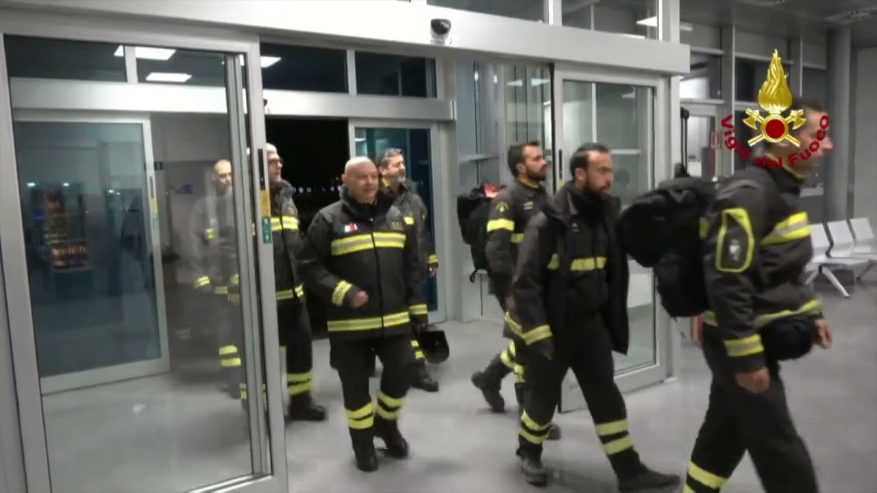Terremoto in Turchia e Siria, il rientro in Italia dei Vigili del fuoco in soccorso alle popolazioni