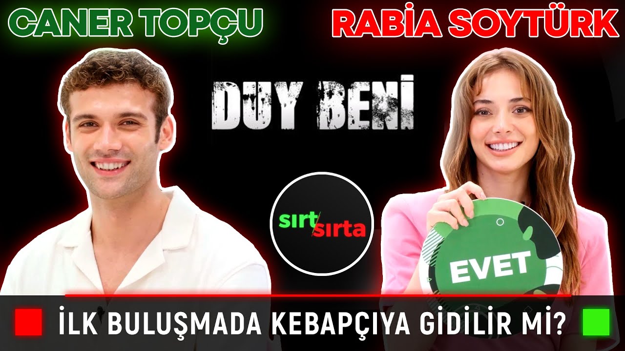 Rabia Soytürk ve Caner Topçu Sırt Sırta'da! İlk Buluşmada Kebapçıya Gidilir mi? 😂