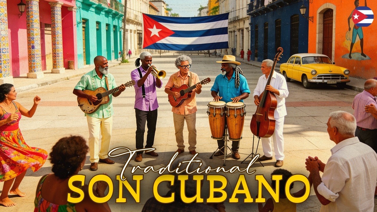Traditional Son Cubano Music ~ Old Havana Street Performance ~ Positive Dancing Rhythms