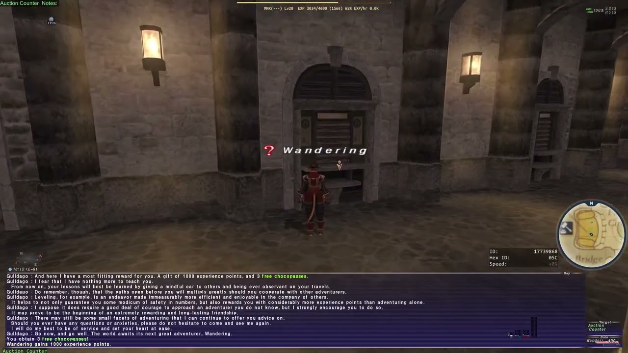 FFXI - 02 A Long Journey Job 1 - MONK 20-50 Leveling