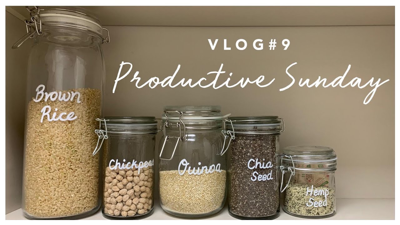 VLOG#9 Productive Sunday | Minimalism | Kitchen Organisation | Cleaning | in Japan