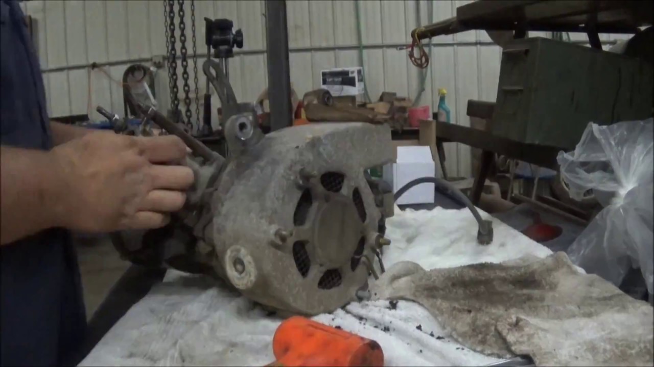 taking the motor out of a 1974 Harley Davidson golf cart