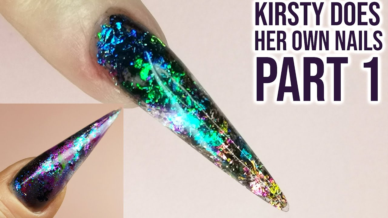 Galaxy Look on my Own Nails | Part One