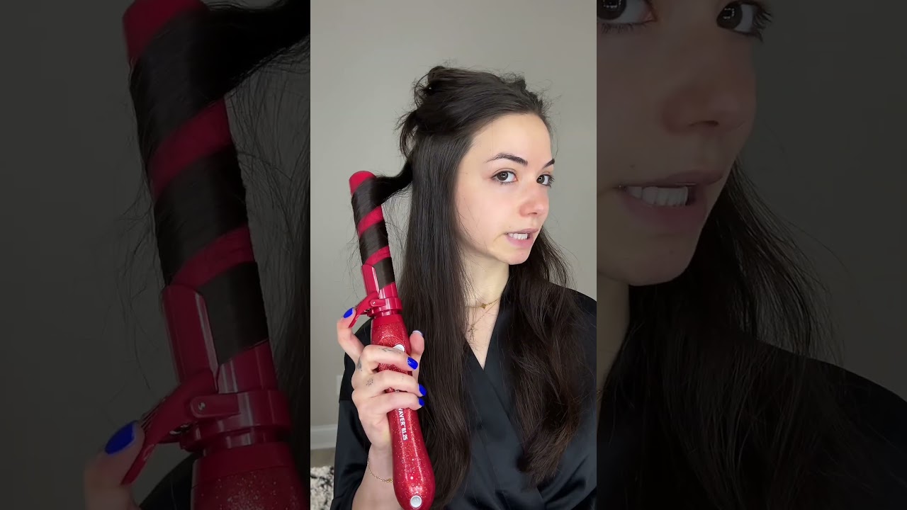 как правильно завить волосы с помощью Beachwaver 🎀🙆🏻&zwj;♀️ это проще, чем вы думаете!! #Шорты