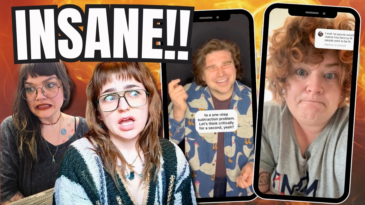 Ex-Fats React To Fat Acceptance IG Reels | Collab with @Sunnysideupgal