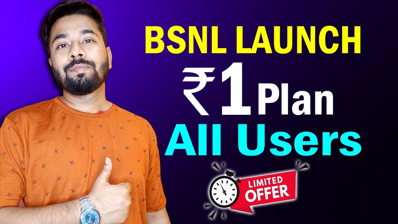 Bsnl Launch 1 rupees Plan for all bsnl users .... Hurry up - Limited Time Offer !!