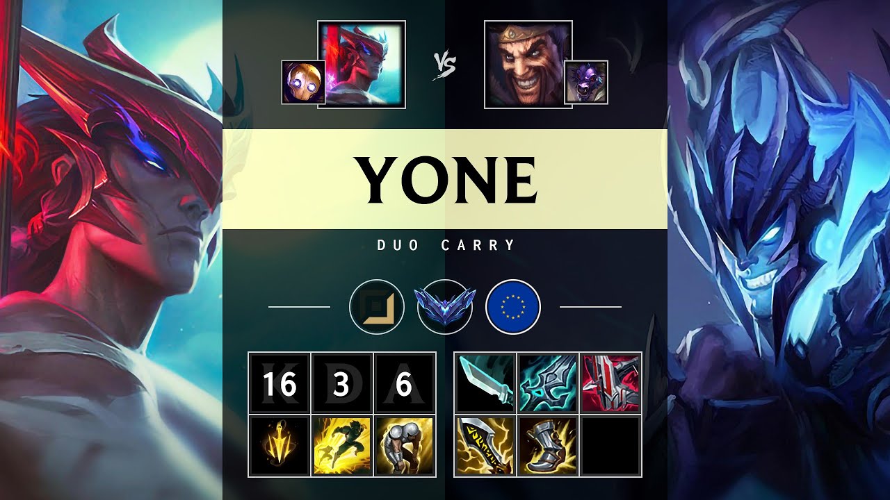 Yone ADC vs Draven: Godlike - EUW Diamond Patch 14.24