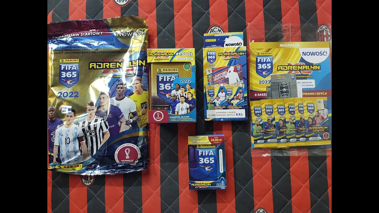 HIT!!! PANINI FIFA 365 2022 - OTWIERAM 5 RÓŻNYCH PRODUKTÓW - SZOK!!! WPADAJĄ 4 RARKI !!!