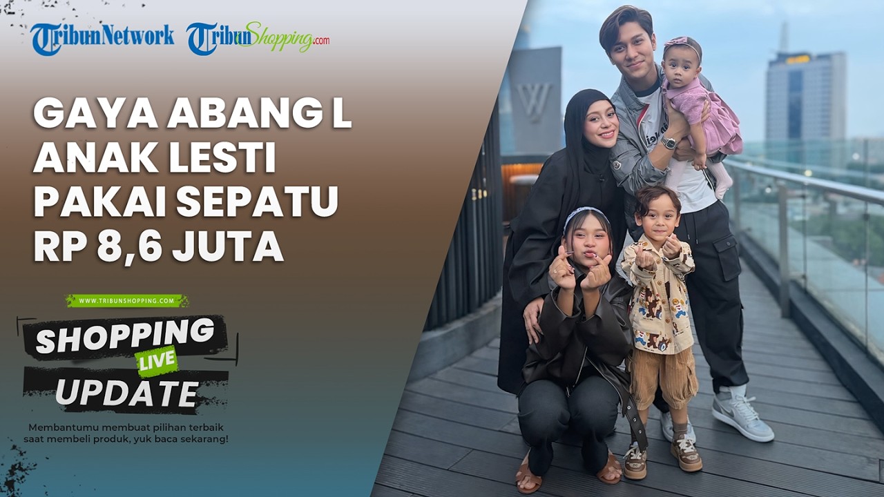 Tiru Gaya Mewah Rizky Billar, Penampilan Abang L Anak Lesti Kejora Pakai Sepatu Rp 8,6 Juta Disorot