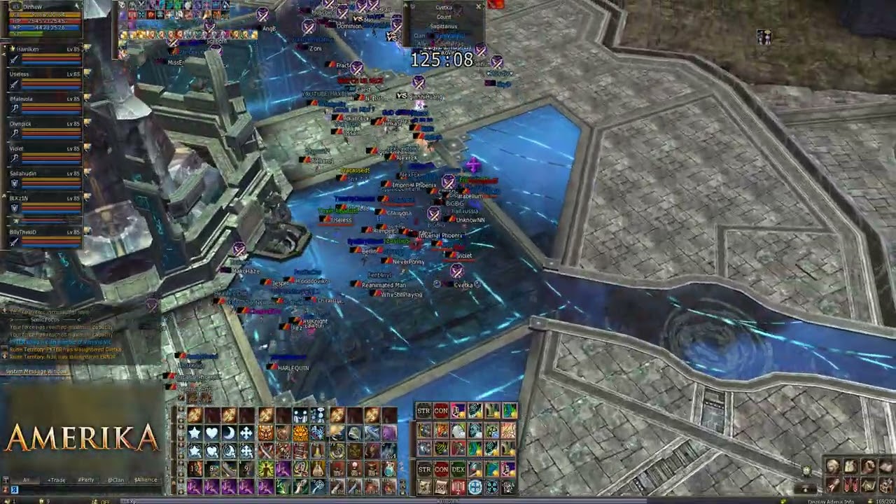 L2 AMERIKA -  PvP Boss Lindvior - [ DinhoW - DuelisT ] : Clan FracassedS