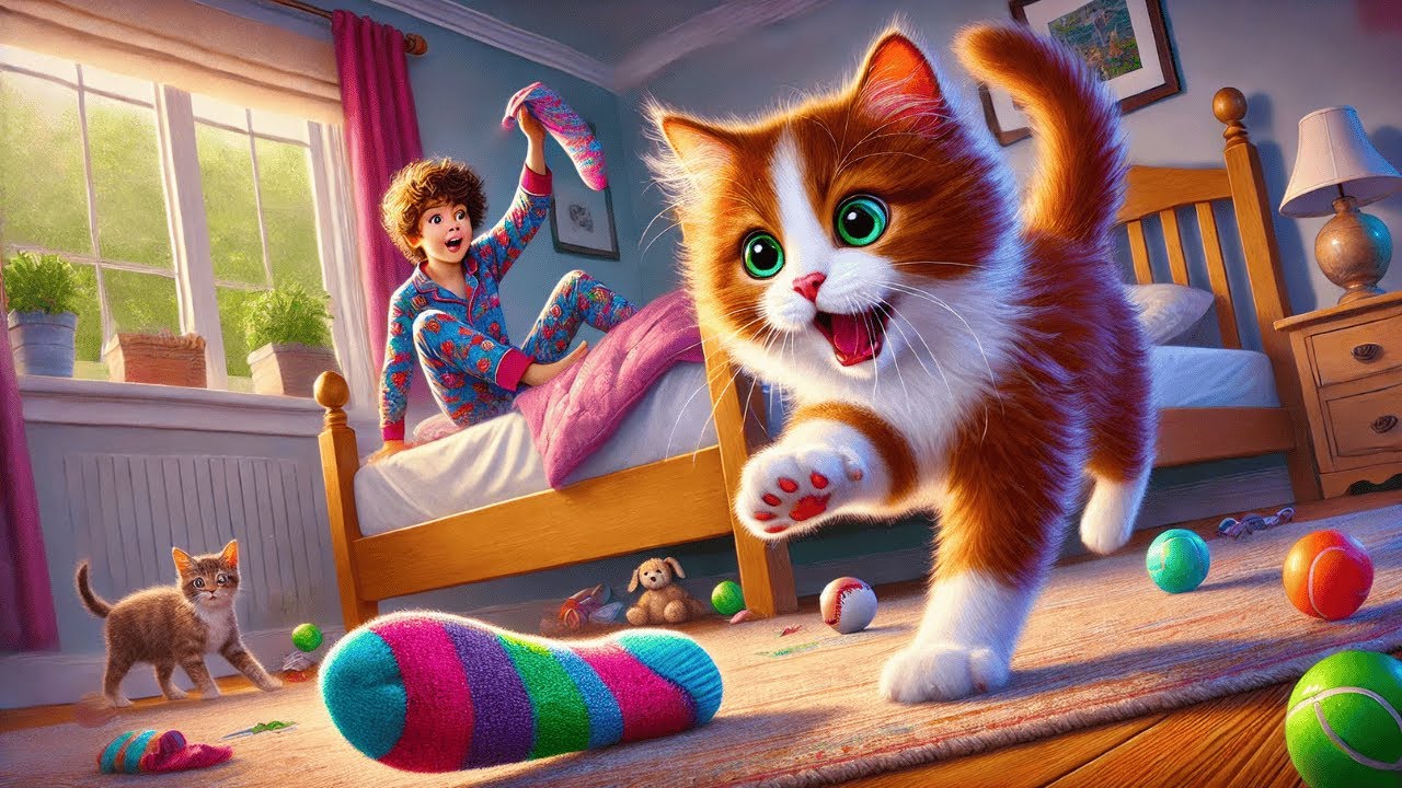 🐱 The Cat Stole My Socks! 🎵 Funny Nursery Rhymes | Fun Animals for Kids!