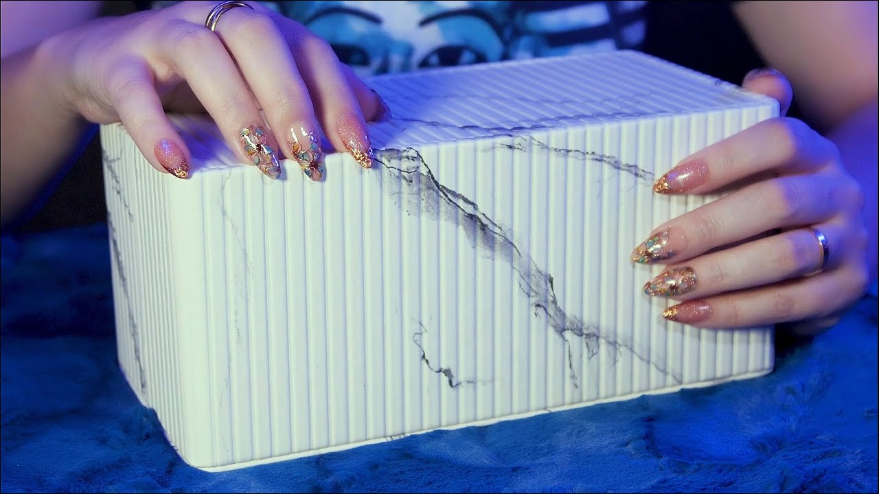 🎧ASMR 7 Textured Box Covers for Gentle Tapping and Scratching / NO TALKING