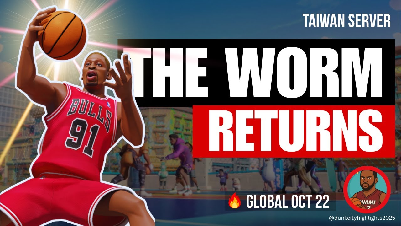 Dennis Rodman Gameplay | Dunk City Taiwan Server (Global Release Oct 22)
