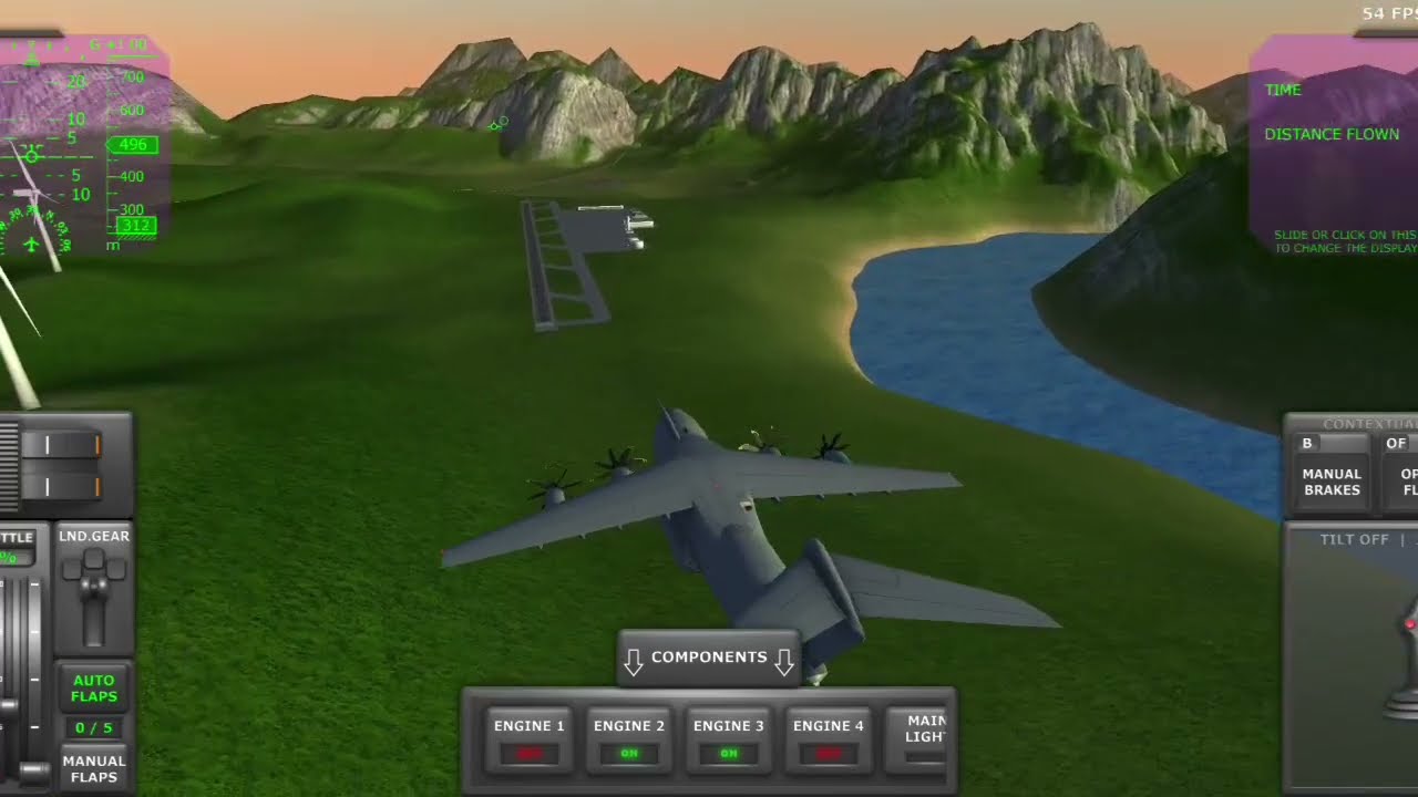 Can I Safe Land A Plane Without Engine😰 (Flying Plane✈️ Without Engine) #plane #gaming #longvideo 