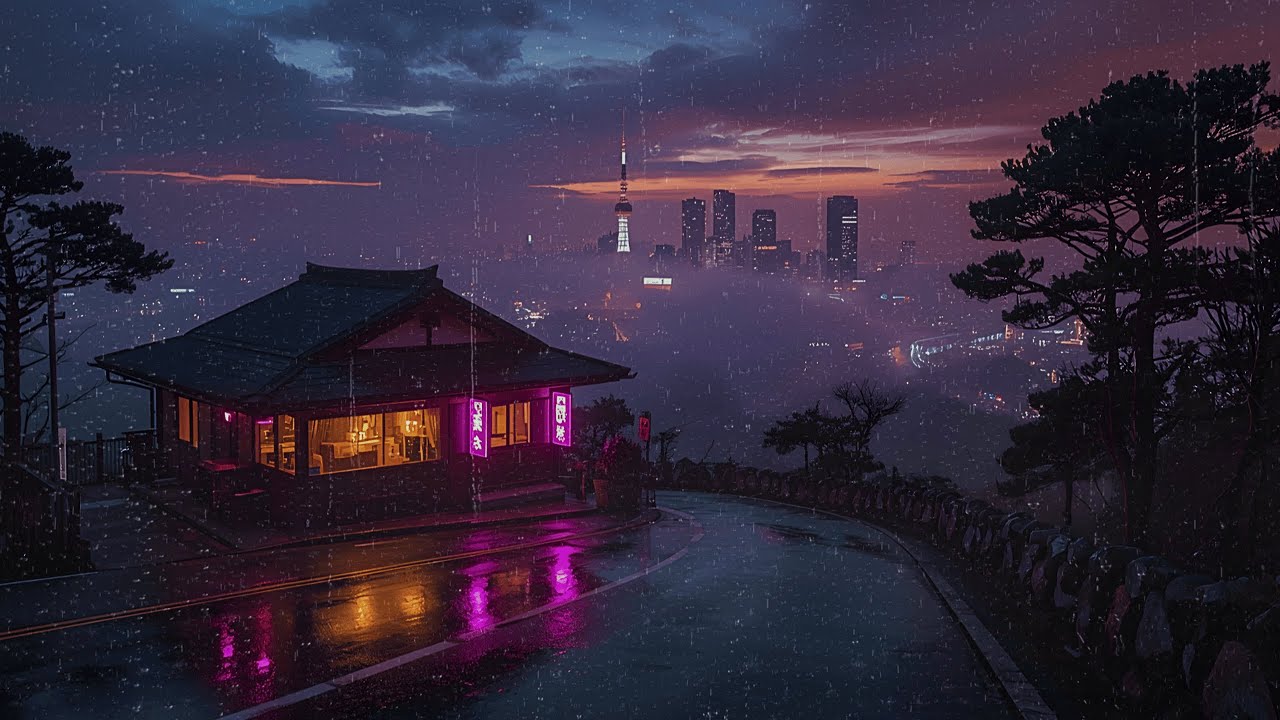 Tokyo Rain at Night (90s) — Nostalgic Lofi Beats to Relax After a Long Day