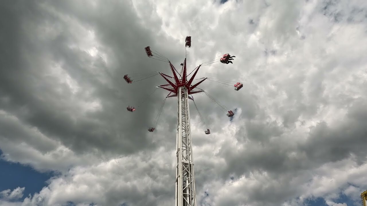 Karuzela Night Flyer (Lunapark Holý) Off ride 1 - Śmigiel - Maj 2025
